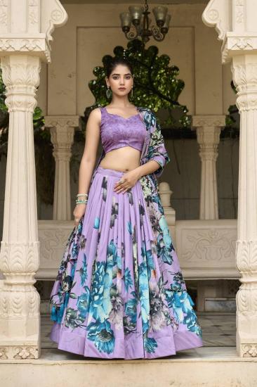 Artriddhs Dola silk D NO DEGITAL 10 Purple Lehenga choli suppliers in Mumbai